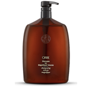 ORIBE - Shampoo for Magnificent Volume brown liter sized bottle with black pump top